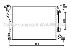 AVA QUALITY COOLING fta2413 -  Радиатор, охлаждение двигателя
